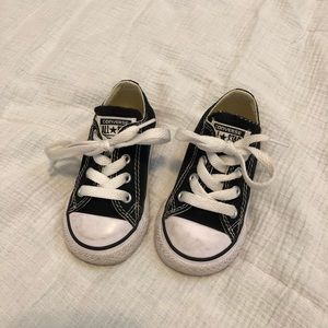 Converse Black Low-top Infant Size 5